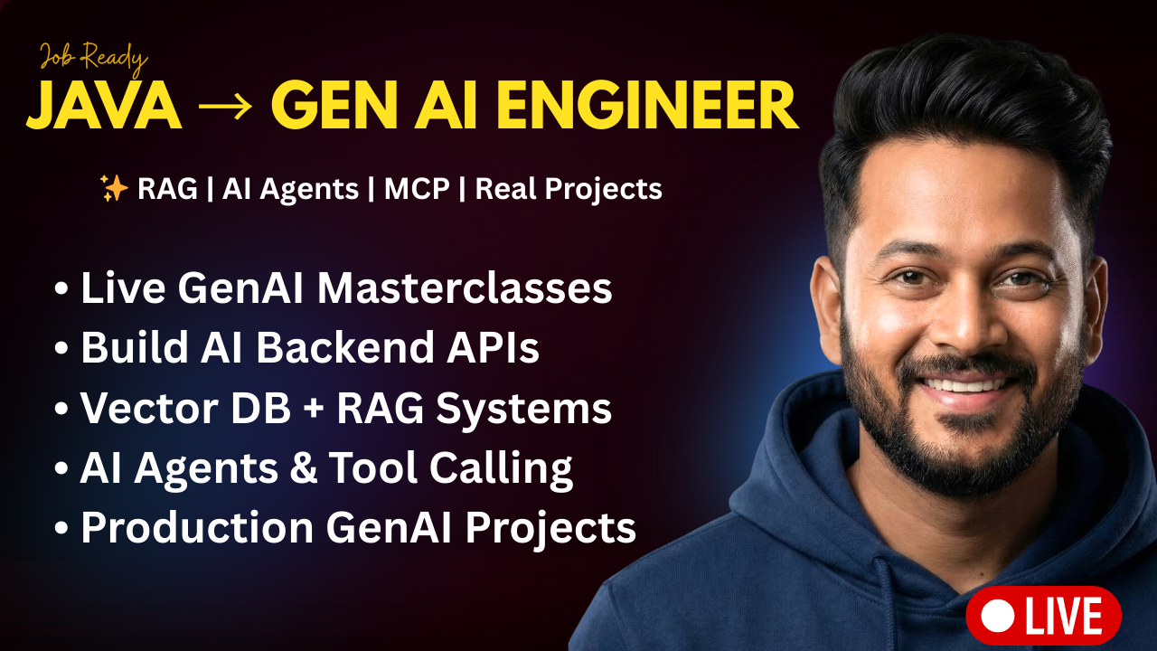 GenAI for Java developers course banner